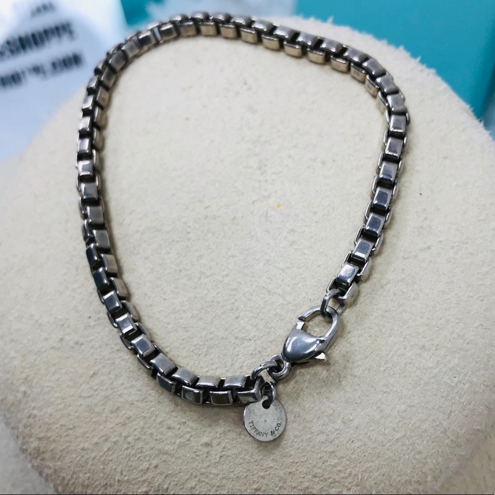 Authentic Tiffany & Co. Venetian Link Bracelet – Sterling Silver 925 – Pre-Owned - Picture 5 of 5
